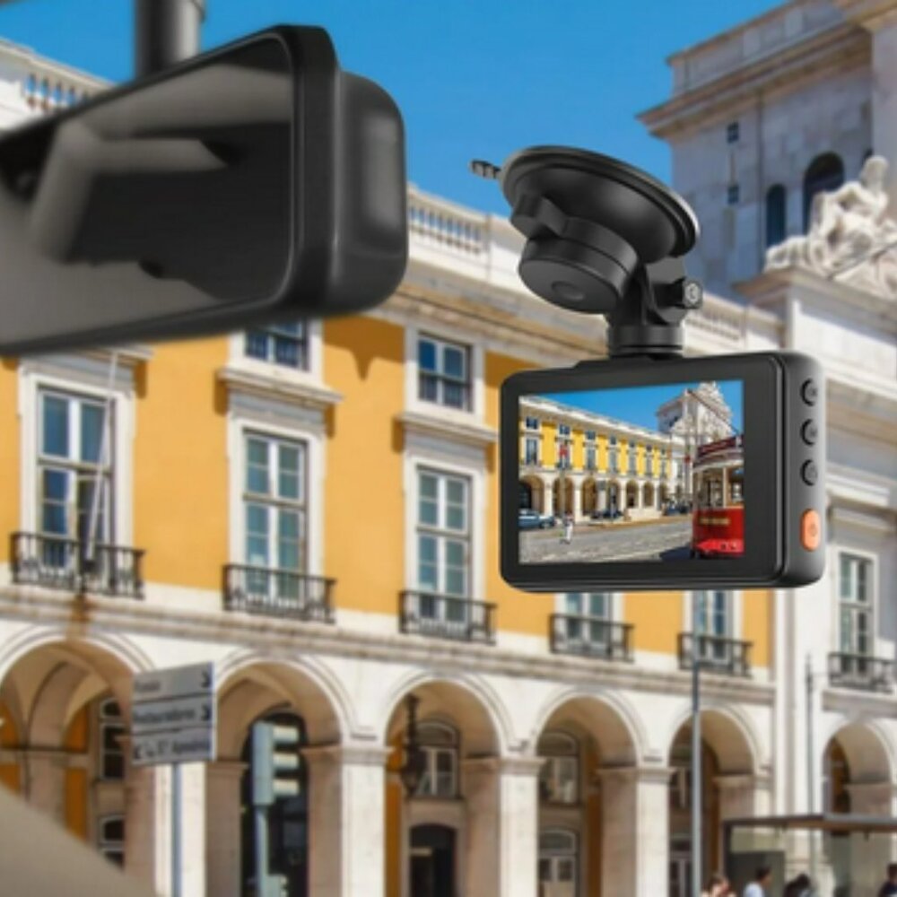 Dash Cam,1080P Car Camera 3” LCD Screen,170° Wide Angle,WDR,G-Sensor